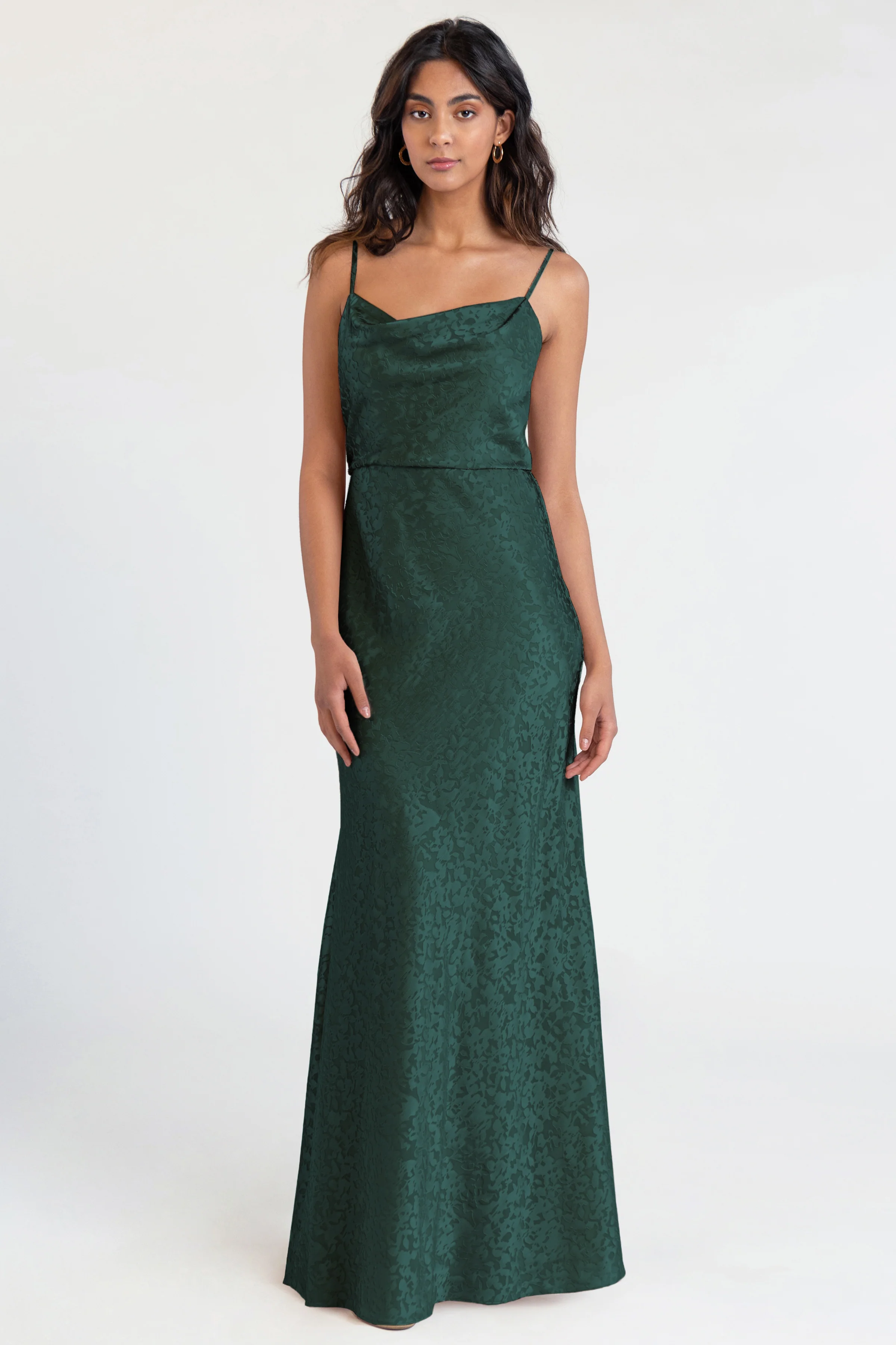 Jenny Yoo Bridesmaid Dress Dahlia Gemma Satin - Image 3