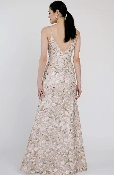 Jenny Yoo Bridesmaid Dress Julianna in Ophelia Embroidered Tulle - Image 2