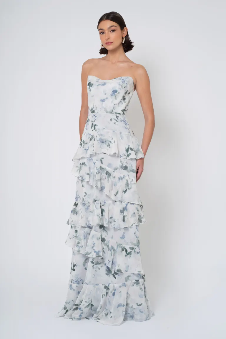 Jenny Yoo Bridesmaid Dress Simona Print - Image 2