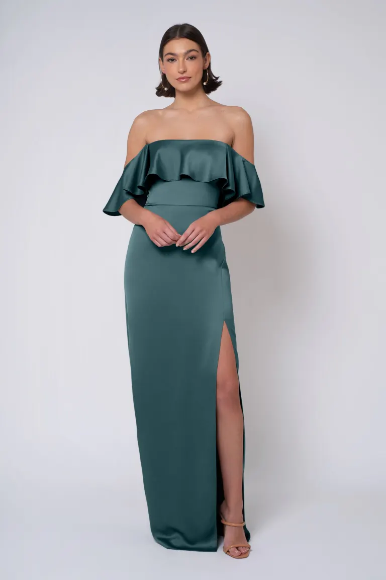Jenny Yoo Bridesmaid Dress Winter - Image 3