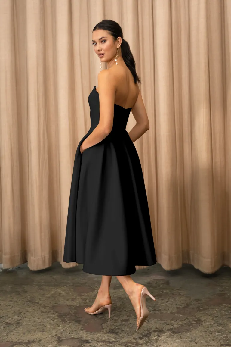 Jenny Yoo Carrie Dress in Black - Image 2