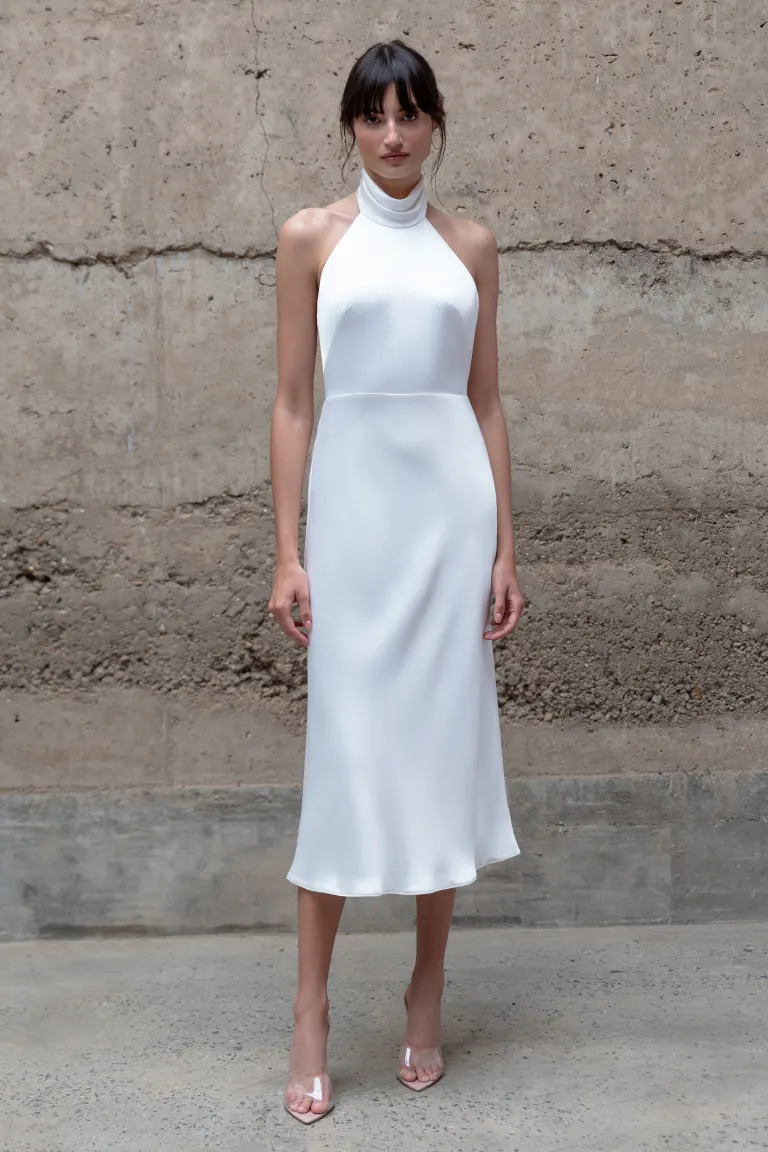 Jenny Yoo Little White Dress Nicolette - Image 3