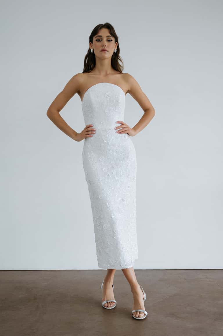 Jenny Yoo Little White Dress Frances - Image 2