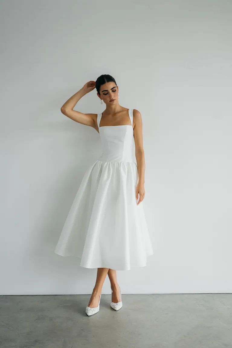 Jenny Yoo Little White Dress Lucille - Image 4