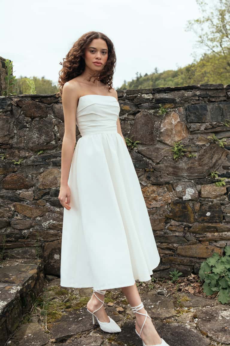 Jenny Yoo Little White Dress Marcelle - Image 2