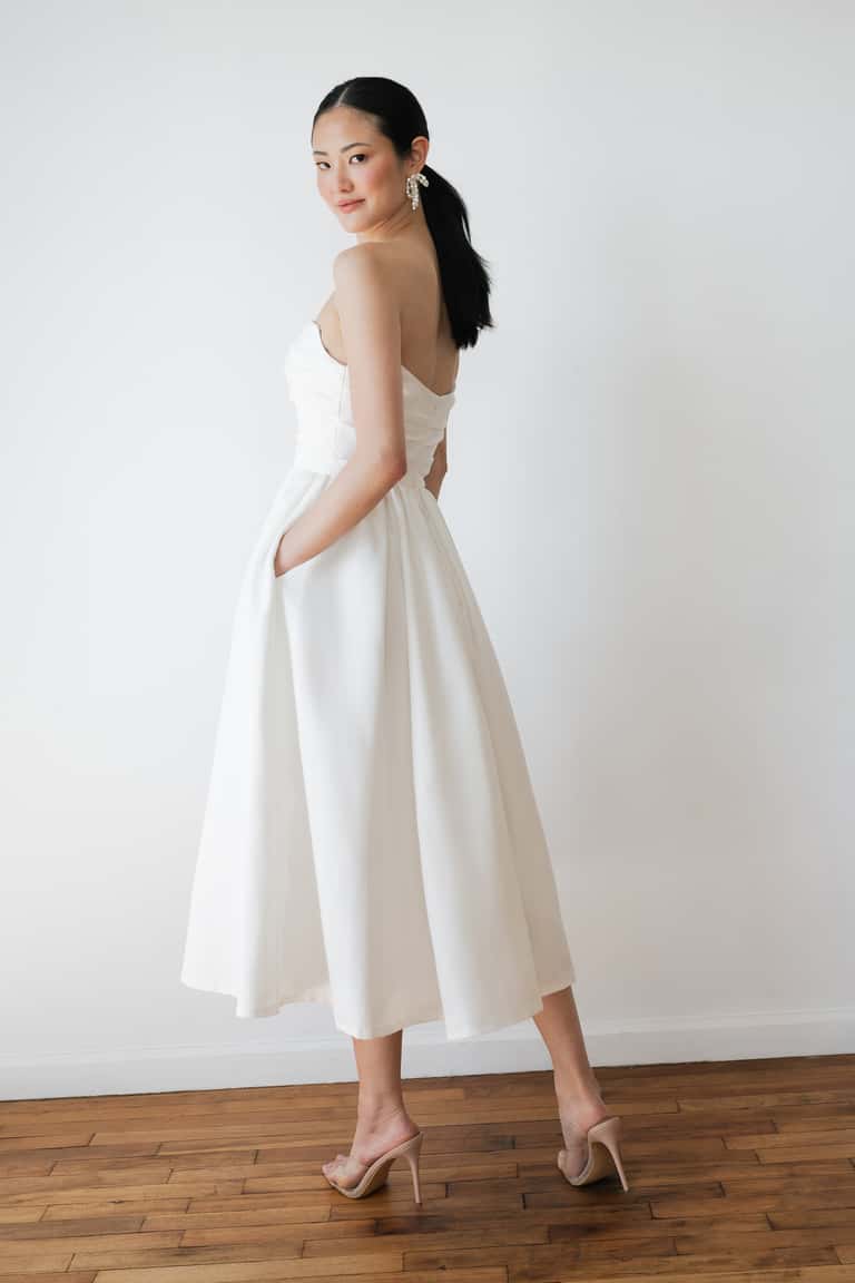 Jenny Yoo Little White Dress Marcelle - Image 6