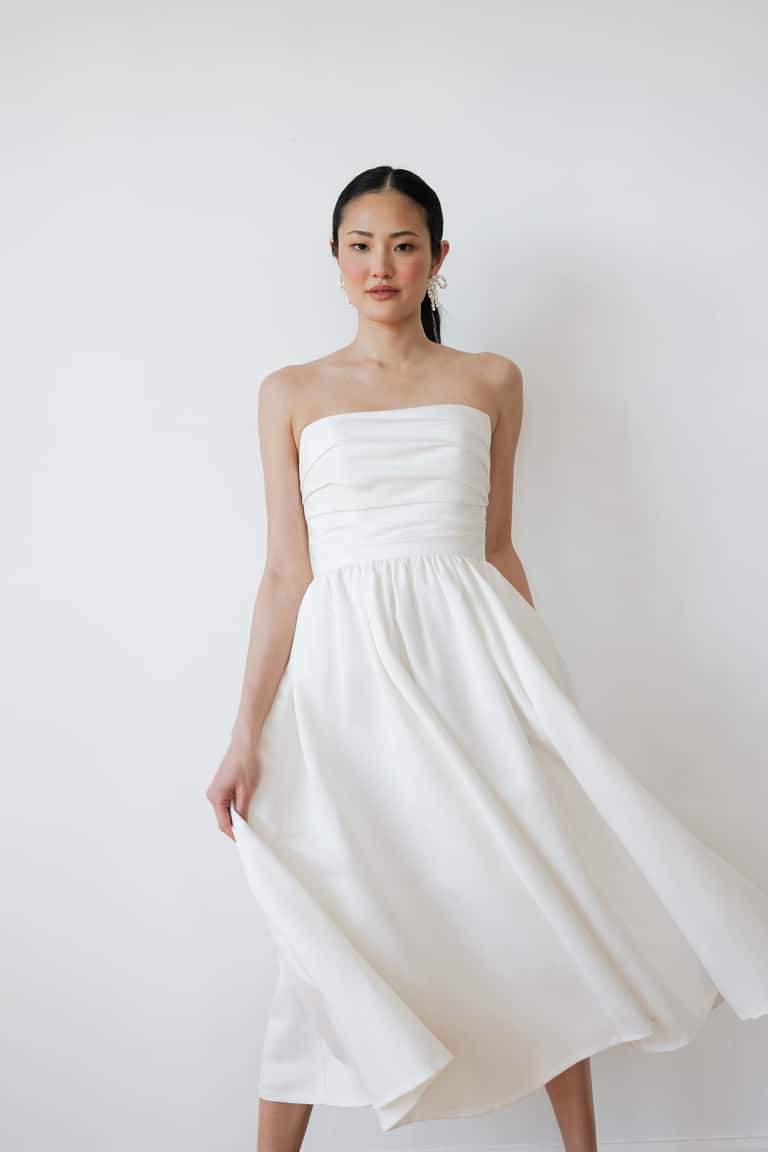 Jenny Yoo Little White Dress Marcelle - Image 8