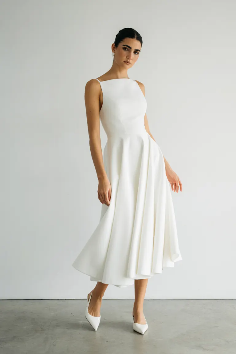 Jenny Yoo Little White Dress Maria