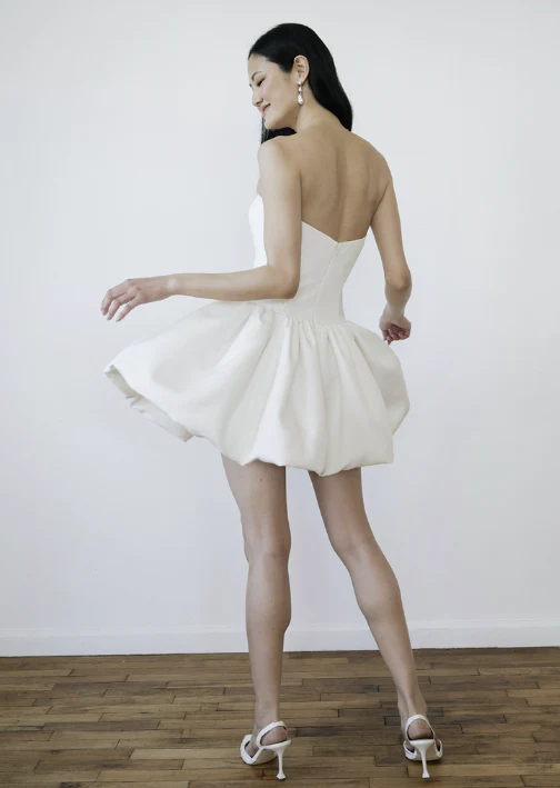 Jenny Yoo Little White Dress Tinsley - Image 2