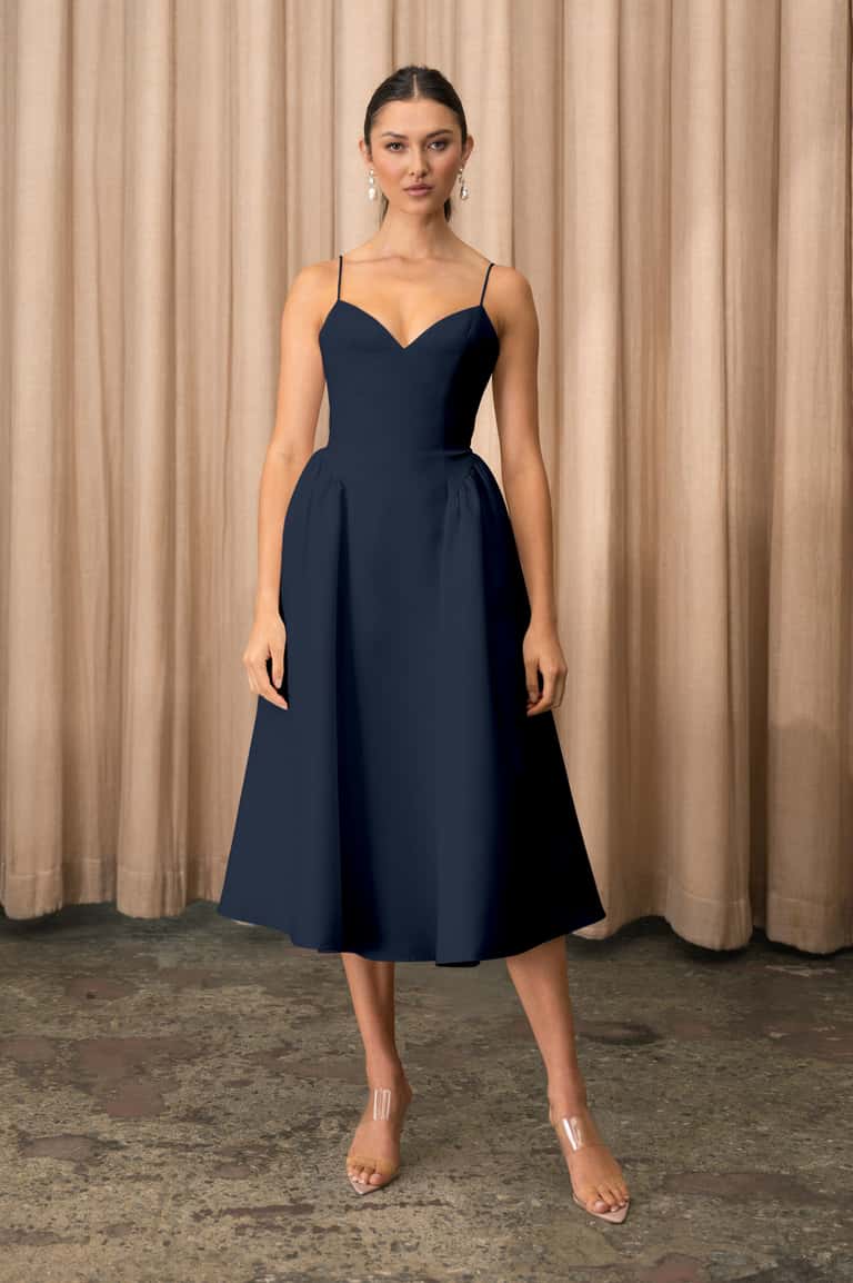 Jenny Yoo Luella Dress in Navy