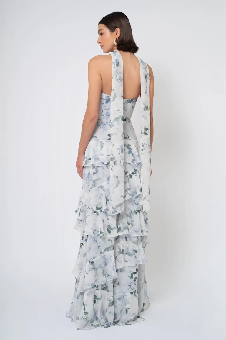 Jenny Yoo Printed Chiffon Bridesmaids SCARF ONLY - Image 2