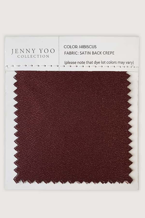 Jenny Yoo Satin Back Crepe Swatch Card - Image 7