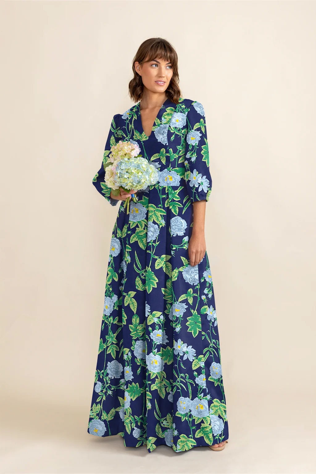 Lola Bodice with Dahlia Skirt in Camellia Jacquard