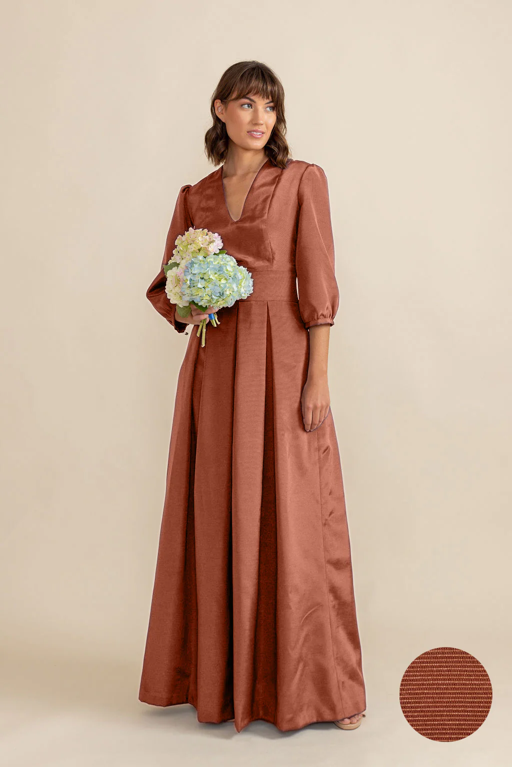 Lola Bodice with Dahlia Skirt in Drapey Bengaline - Image 11