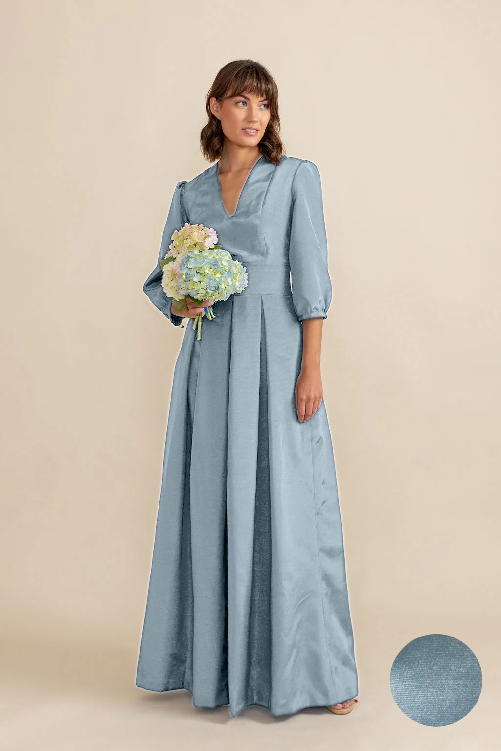 Lola Bodice with Dahlia Skirt in Drapey Bengaline - Image 15