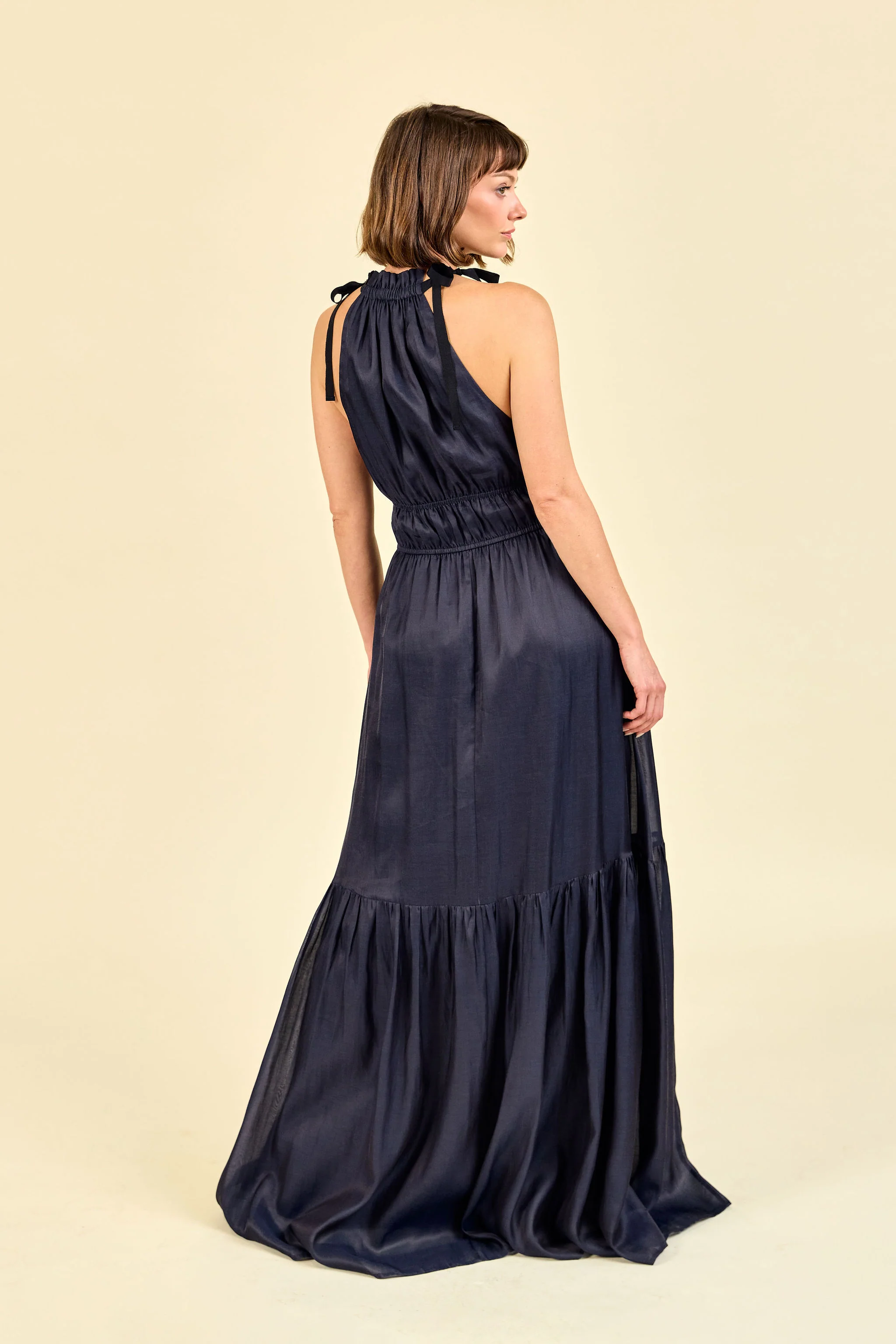 LulaKate Athena Dress in Navy - Image 2