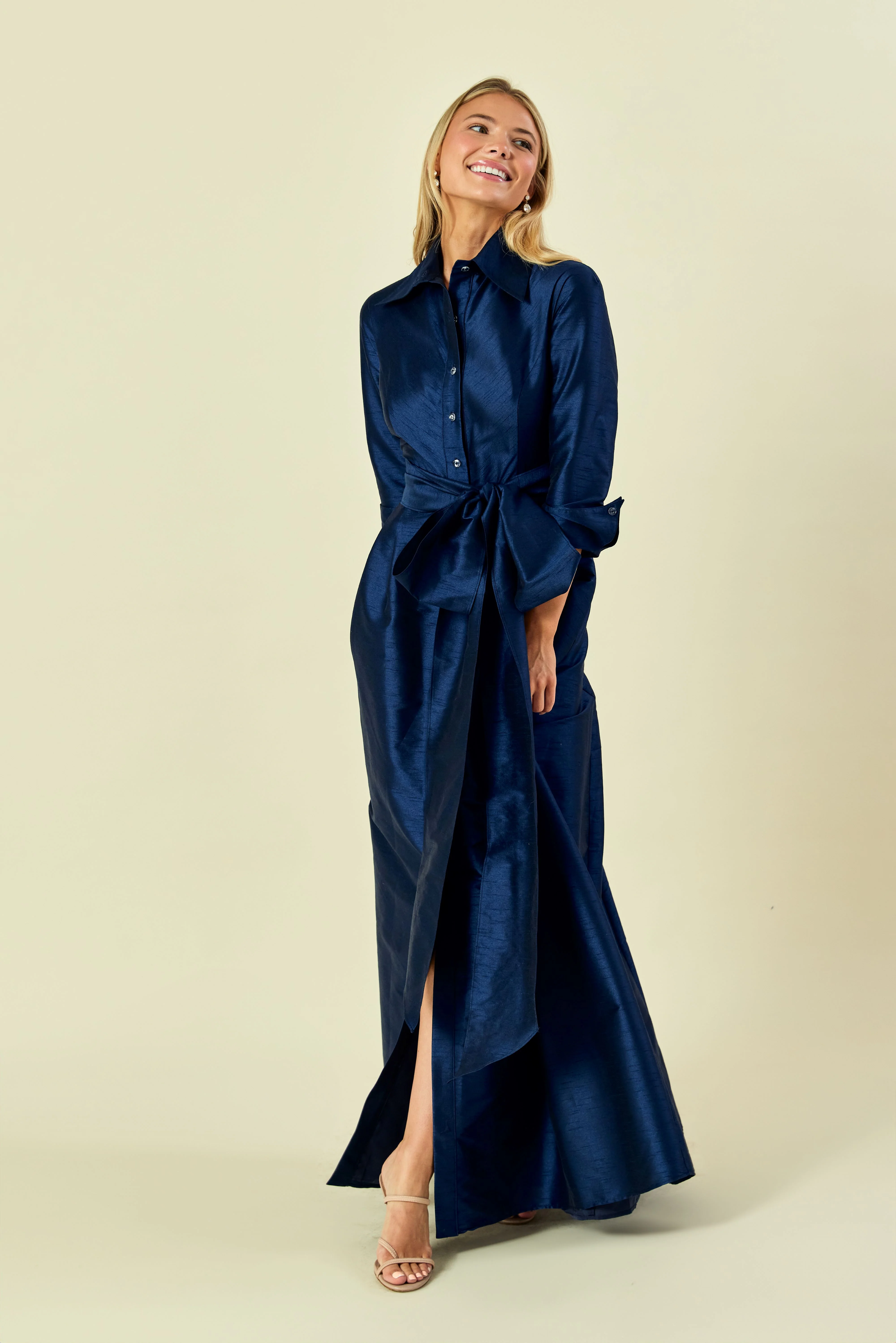 LulaKate Candice Evening Dress in Shantung - Image 2