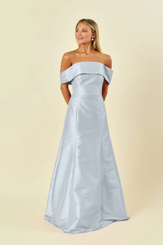 LulaKate Christy Evening Dress in Shantung - Image 5