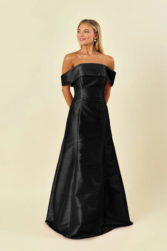 LulaKate Christy Evening Dress in Shantung - Image 6