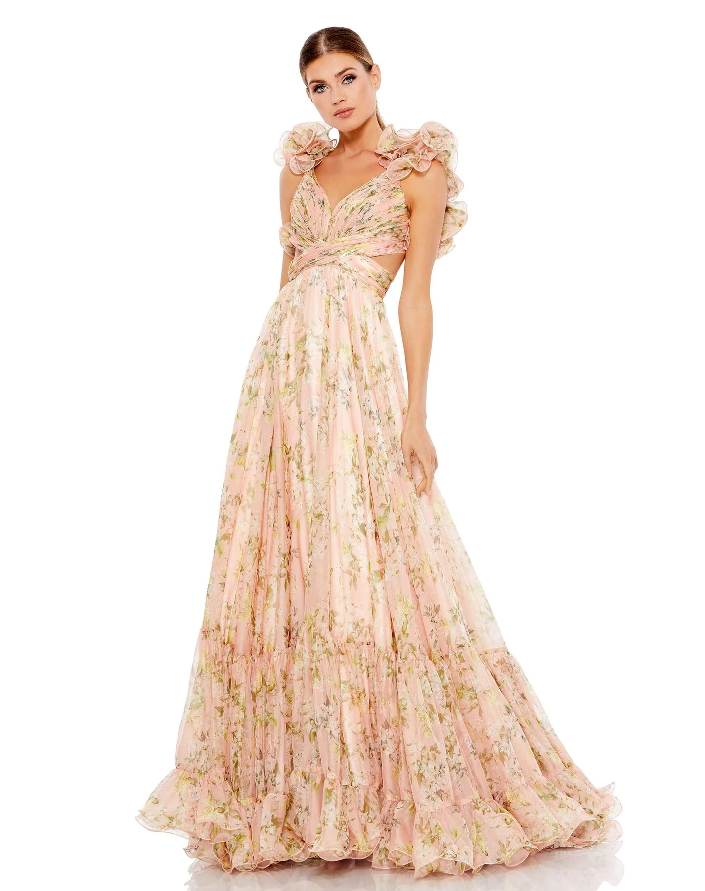 Mac Duggal Dress 67803 in Pink Multi