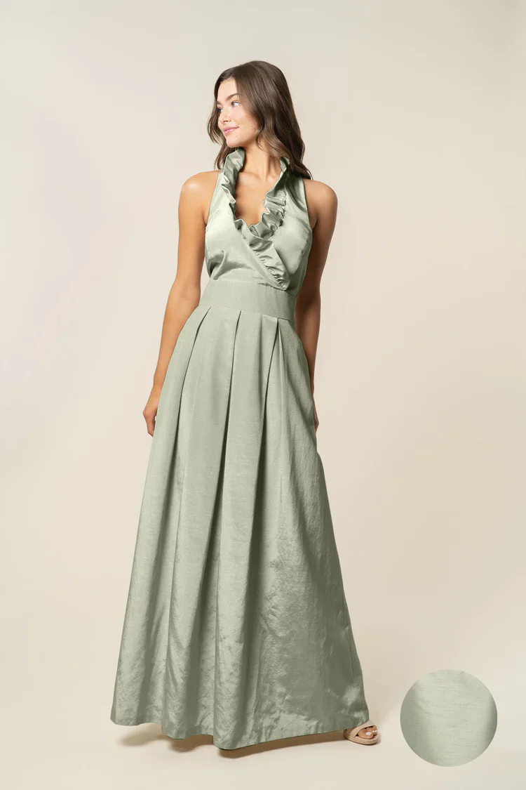 Madelyn Bodice with Dahlia Skirt in Shantung - Image 10