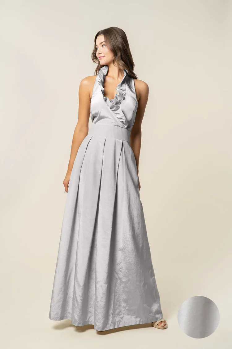 Madelyn Bodice with Dahlia Skirt in Shantung - Image 6