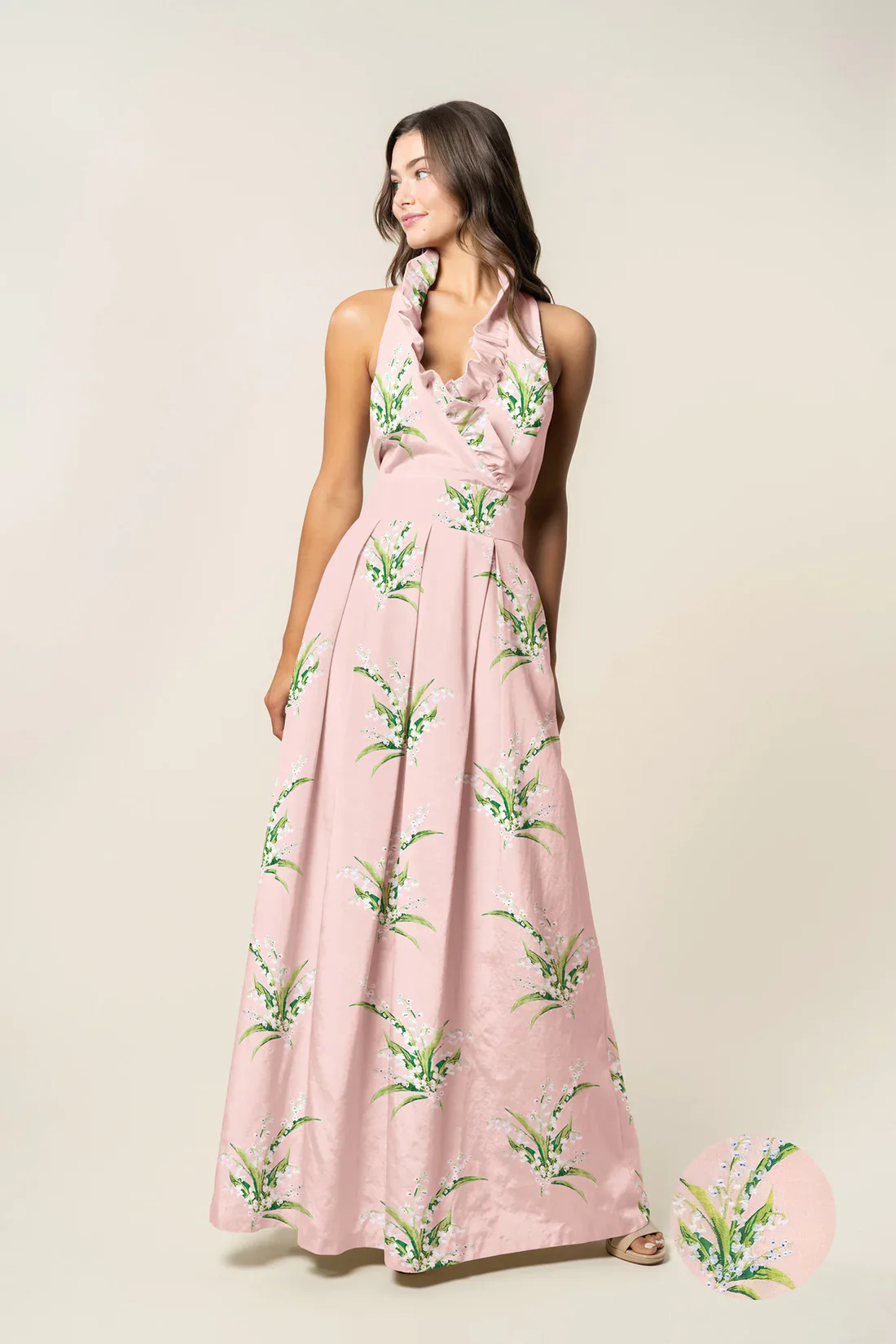 Madelyn Bodice with Dahlia Skirt in Lily of the Valley Jacquard - Image 5
