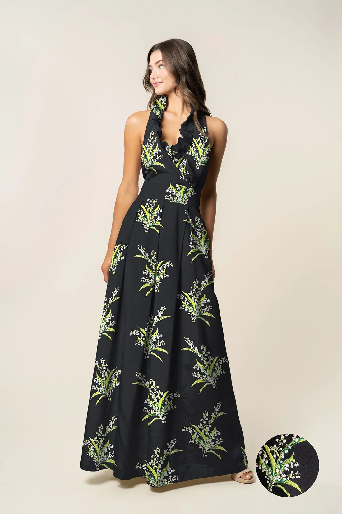 Madelyn Bodice with Dahlia Skirt in Lily of the Valley Jacquard - Image 7