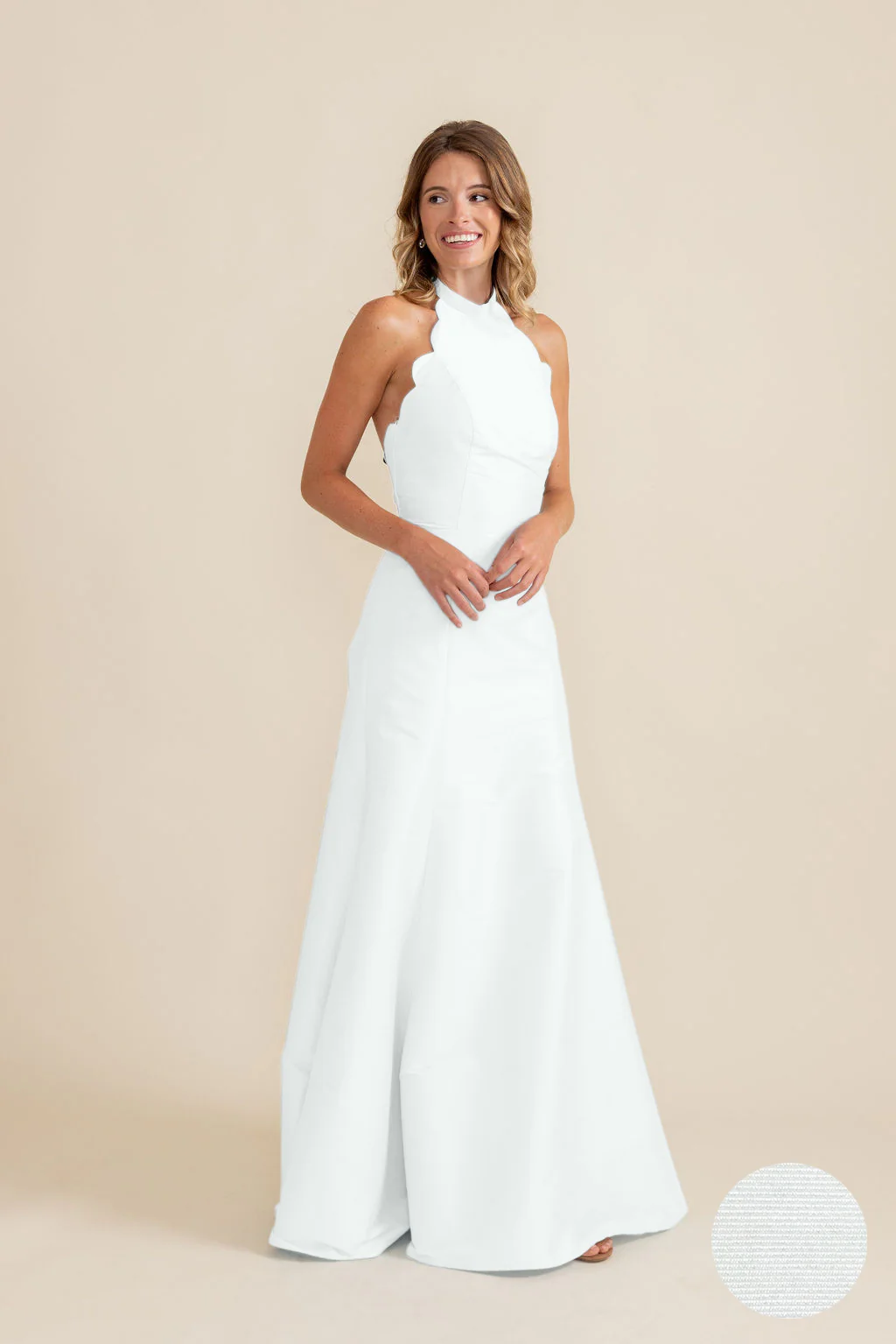 Margot Bodice with Trumpet Skirt in Drapey Bengaline - Image 2