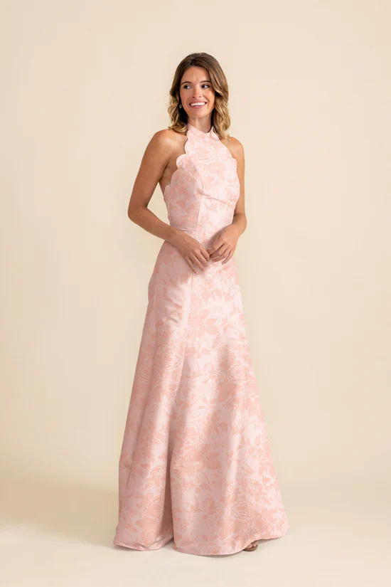 Margot Bodice with Trumpet Skirt in Garden Flora - Image 3