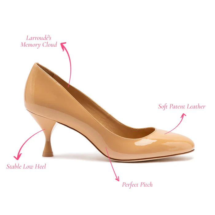 Michelle Lo Pump In Tan Patent Leather - Image 5