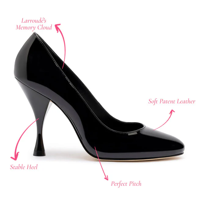 Michelle Pump In Black Patent Leather - Image 5