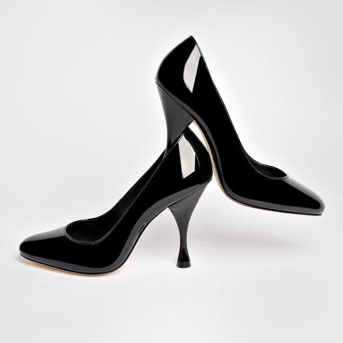Michelle Pump In Black Patent Leather - Image 6