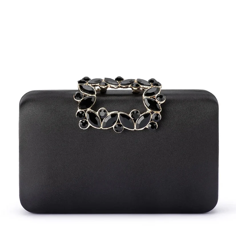 Olga Berg Margalit Crystal Lock Clutch