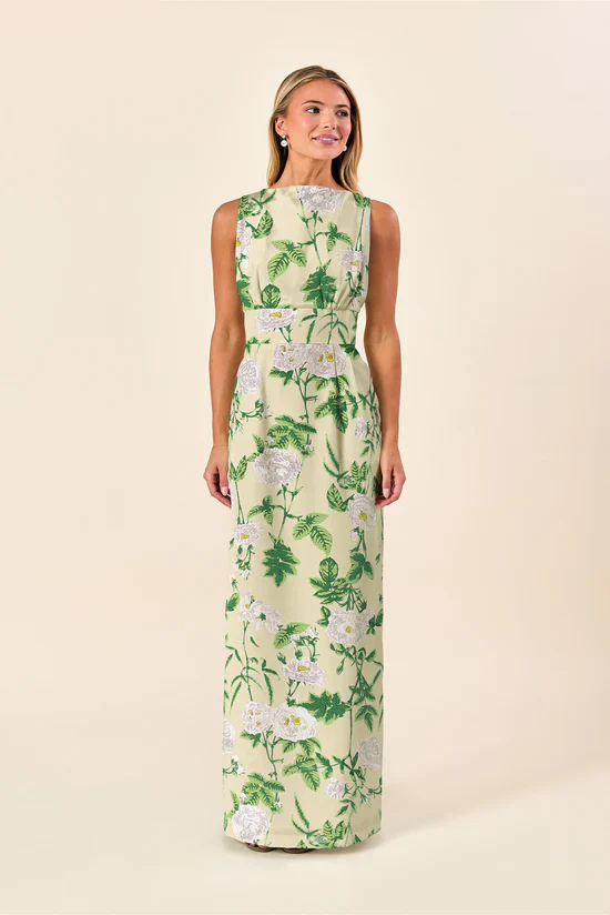 Sabrina Bodice with Brunch Skirt in Camellia Jacquard