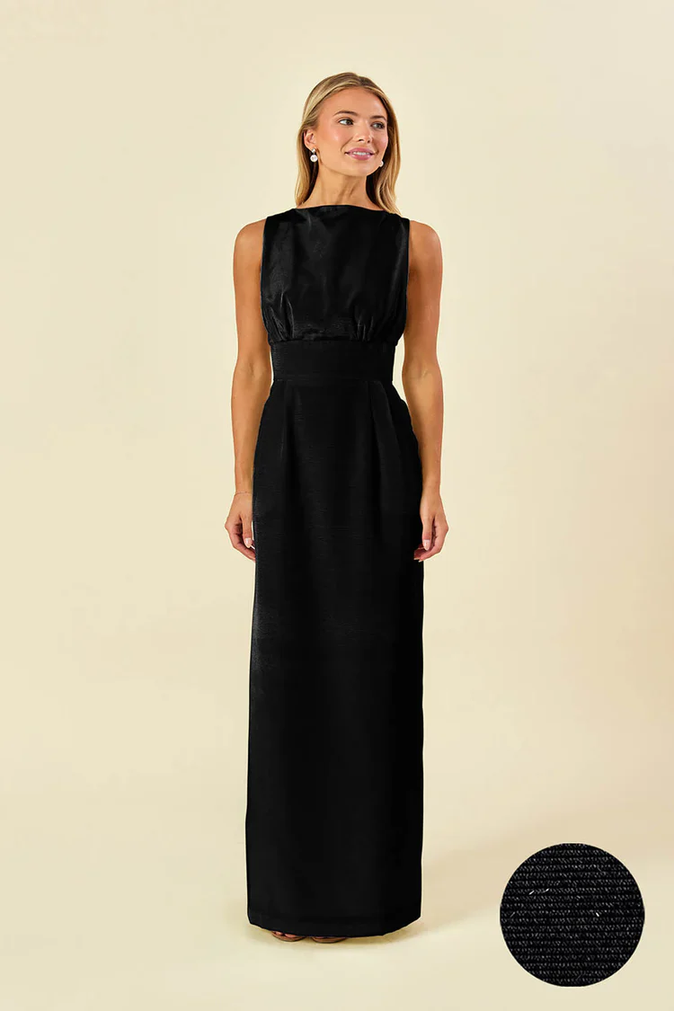 Sabrina Bodice With Brunch Skirt in Drapey Bengaline - Image 3