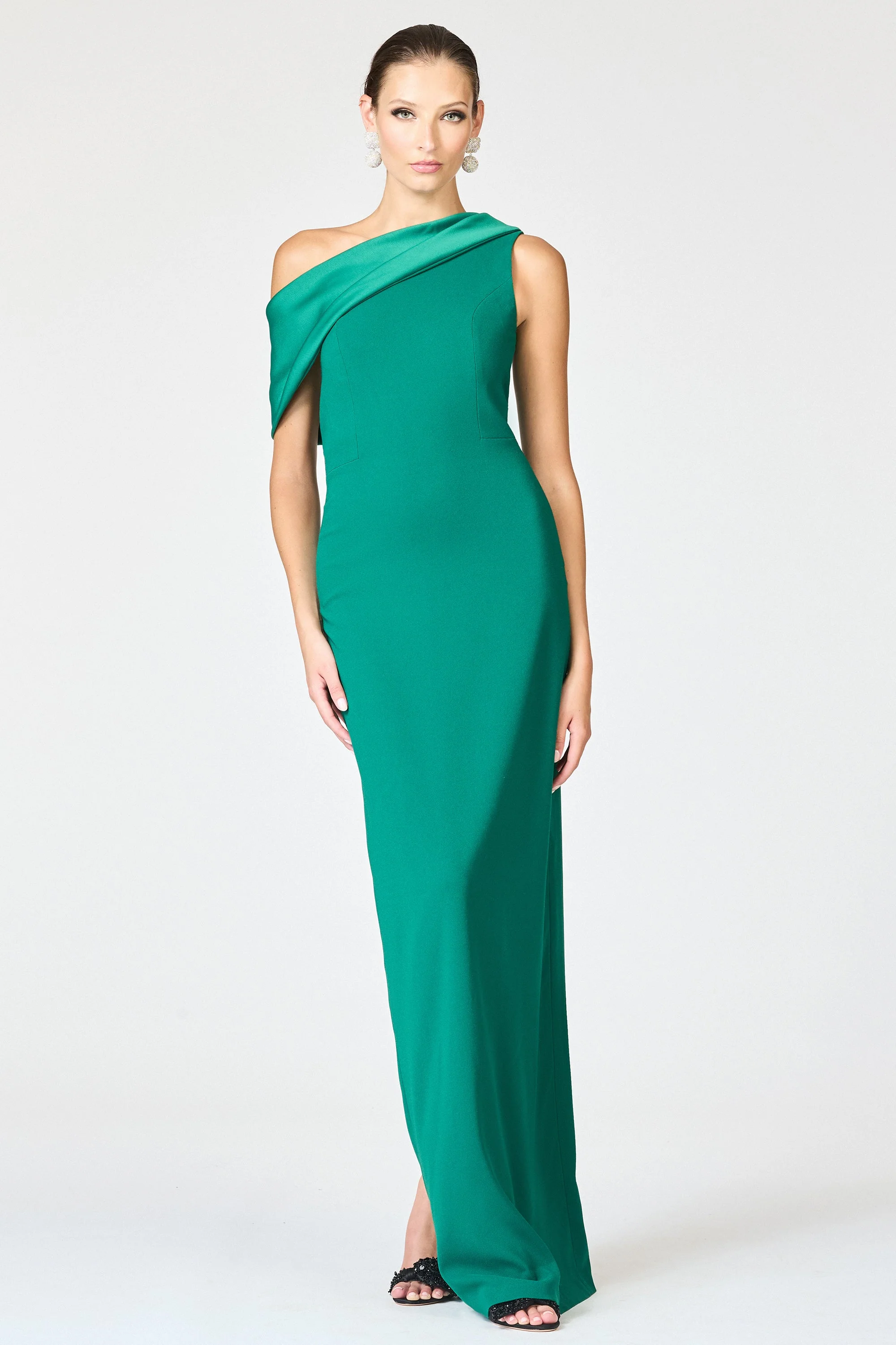 Sachin & Babi Angelina Gown in Emerald