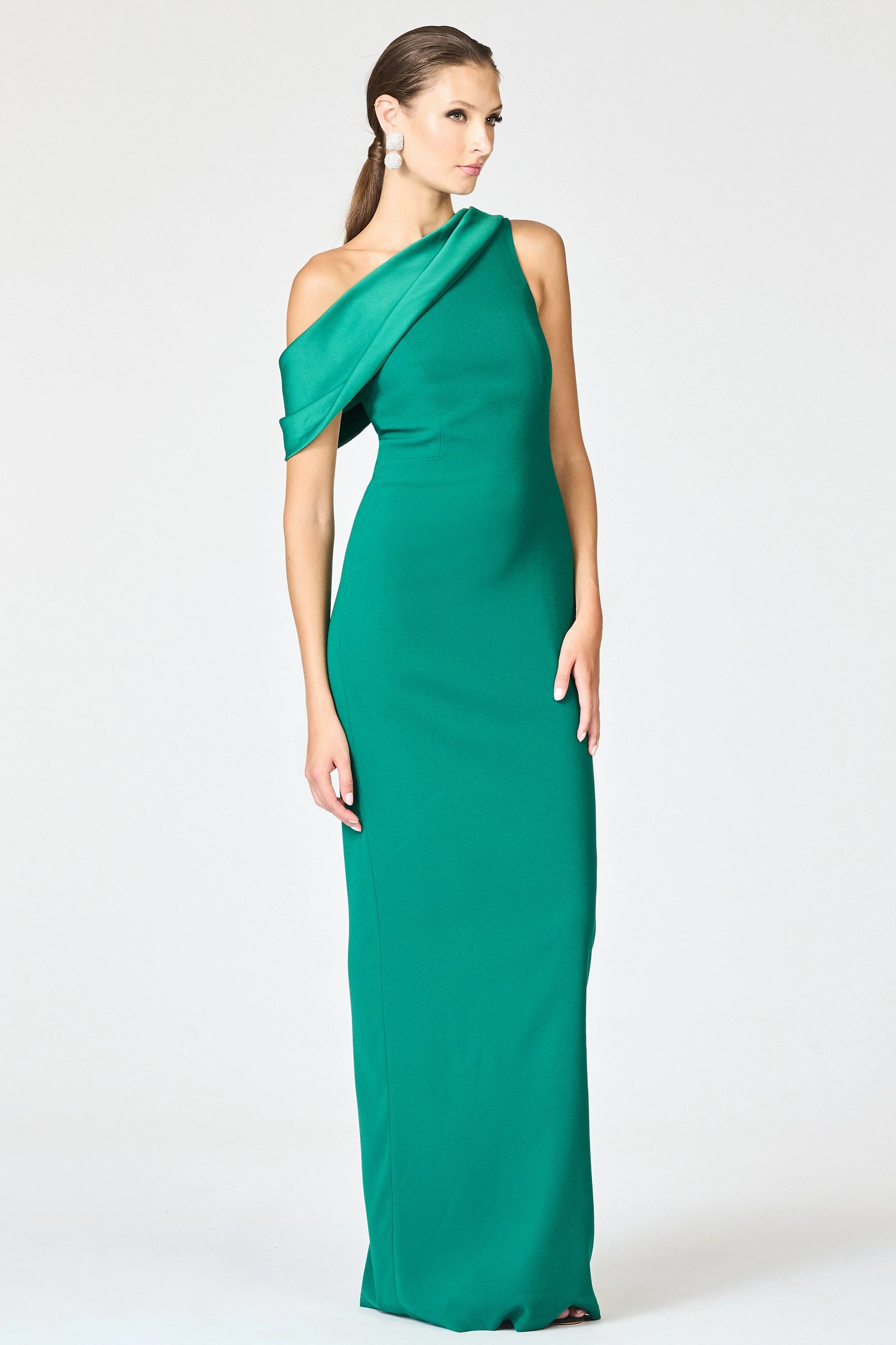 Sachin & Babi Angelina Gown in Emerald - Image 2
