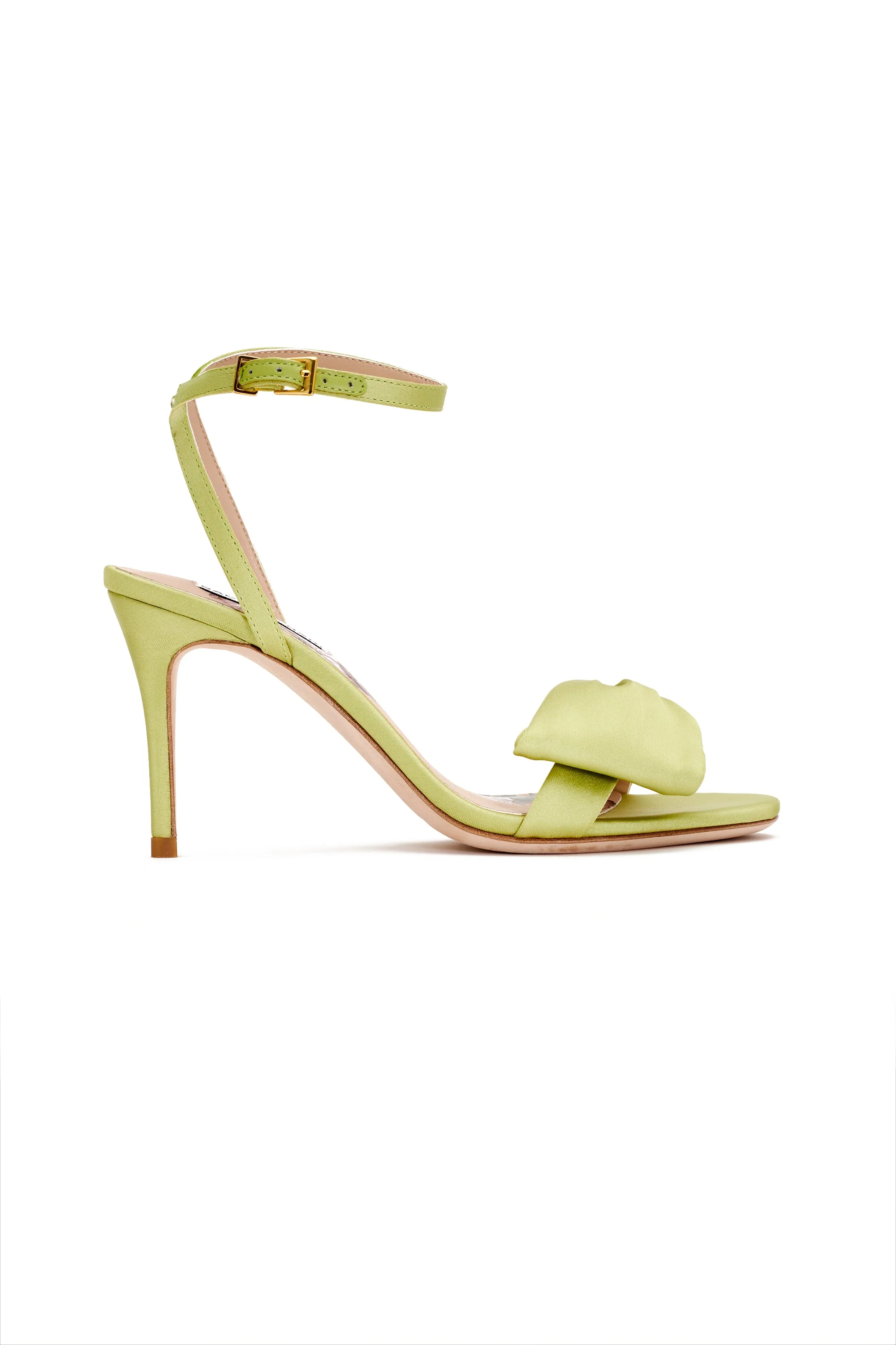 Sachin & Babi Chelsea Heel Obi-Bow Open Toe in Electric Lime - Image 3