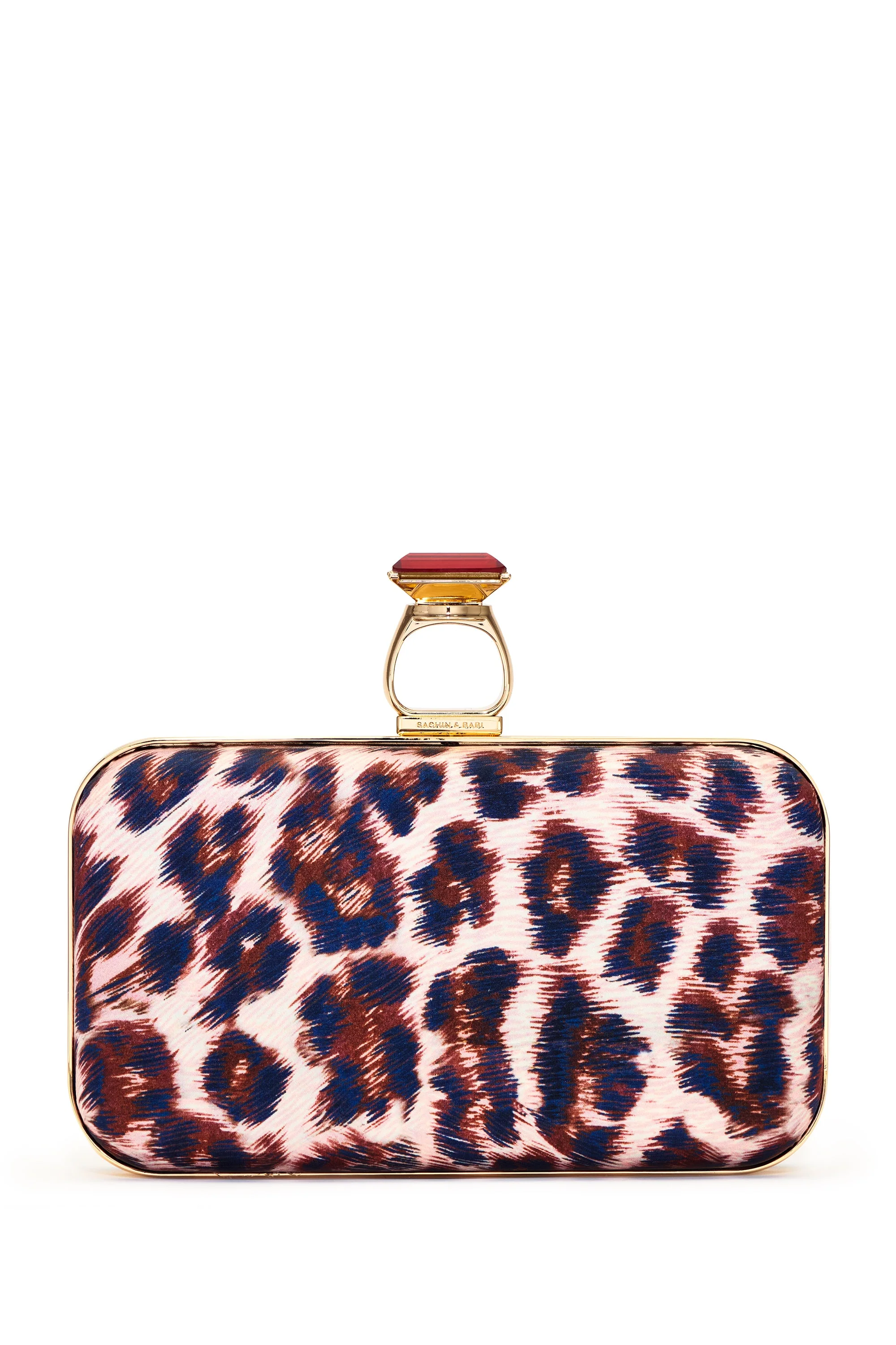Sachin & Babi On The Rocks Clutch in Big Cat