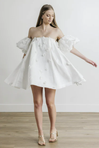 By Watters Little White Dress Posie 39324 - Image 11