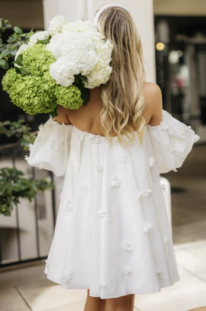 By Watters Little White Dress Posie 39324 - Image 3
