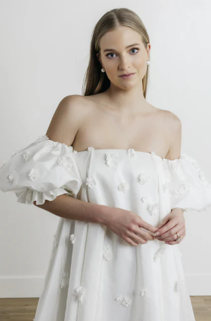 By Watters Little White Dress Posie 39324 - Image 6